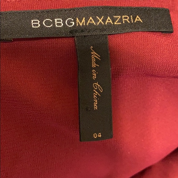BCBG Red Bodycon Mini Dress - Picture 3 of 3